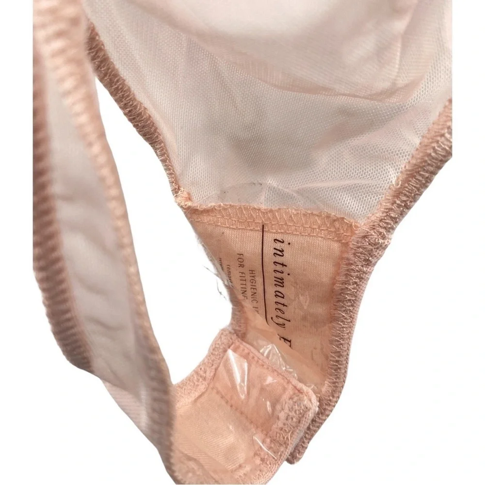Free People Boho Satin Bodysuit Off The Shoulder Floral Peach Cream XL NWT